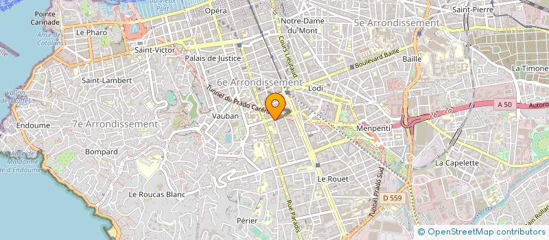 localisation de l'entreprise DIDEROT IMMOBILIER à MARSEILLE
