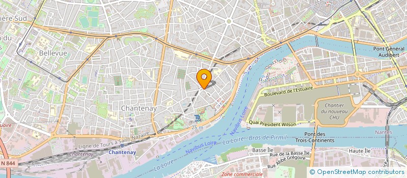 localisation de l'entreprise DIDEROT IMMOBILIER à NANTES