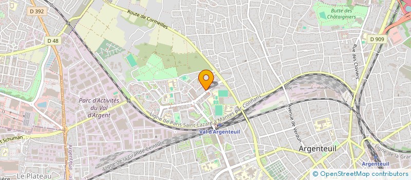 localisation de l'entreprise DIDEROT PRESSE  ARGENTEUIL