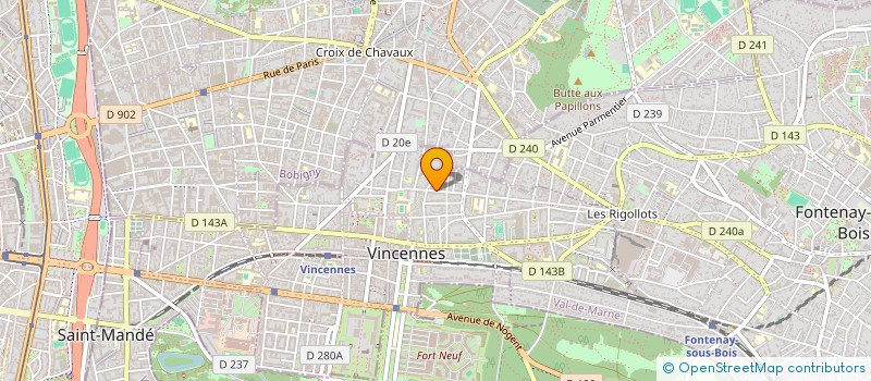 localisation de l'entreprise DIDEROT VINCENNES à VINCENNES