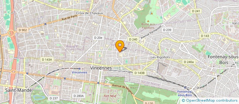 localisation de l'entreprise DIDEROT97 à VINCENNES