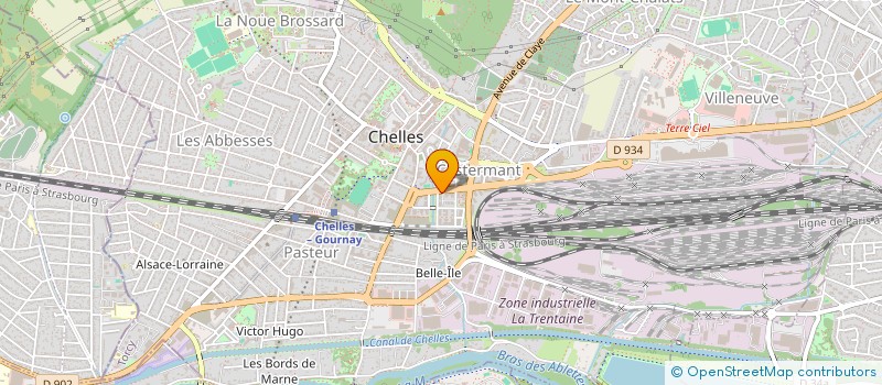 localisation de l'entreprise DIDI à CHELLES