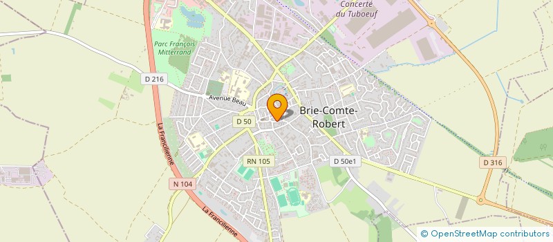 localisation de l'entreprise DIDIER BARBIER IMPRIMEUR  BRIE-COMTE-ROBERT