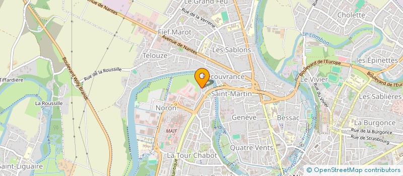 localisation de l'entreprise DIDIER BOUTIN à NIORT