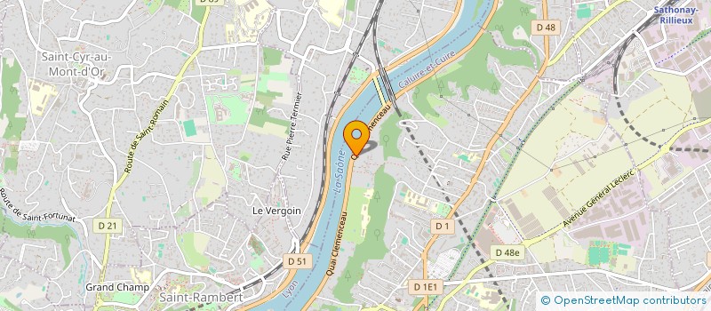 localisation de l'entreprise DIDIER CAILLENS à CALUIRE-ET-CUIRE
