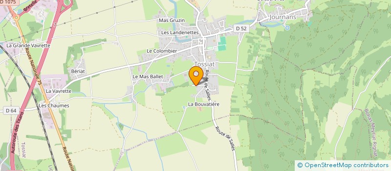 localisation de l'entreprise DIDIER COTTAZ INVESTMENT  TOSSIAT