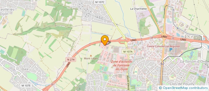 localisation de l'entreprise DIDIER CUCHE CONSEIL à FONTAINE-LES-DIJON