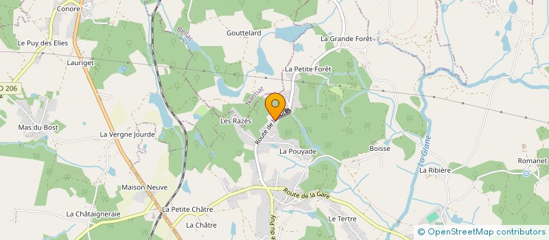localisation de l'entreprise DIDIER DAVID à SAINT-JOUVENT