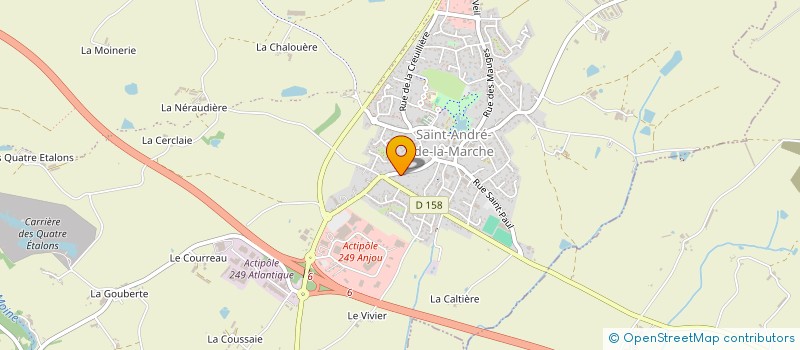 localisation de l'entreprise DIDIER & DIDIER ELECTRICITE GENERALE à SEVREMOINE