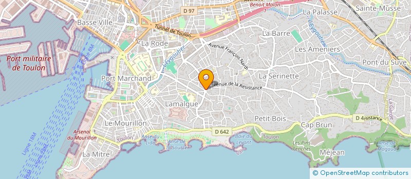 localisation de l'entreprise DIDIER DULOUT à TOULON