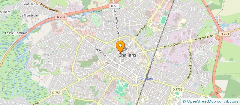 localisation de l'entreprise DIDIER ENTREPRISE à CHALLANS