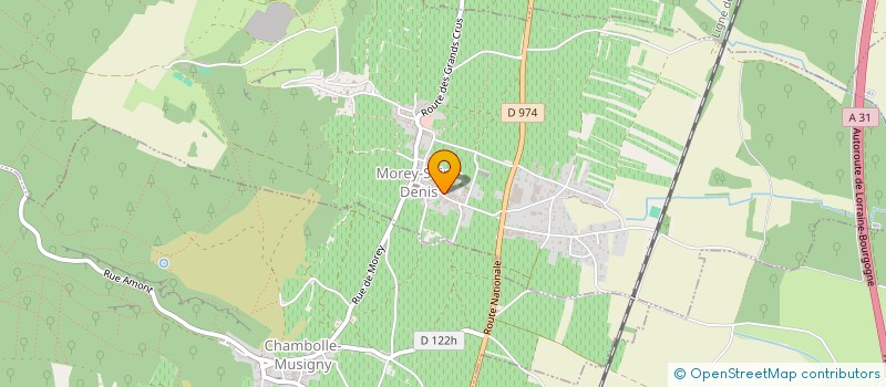 localisation de l'entreprise DIDIER ET JEAN LOUIS AMIOT à MOREY-SAINT-DENIS