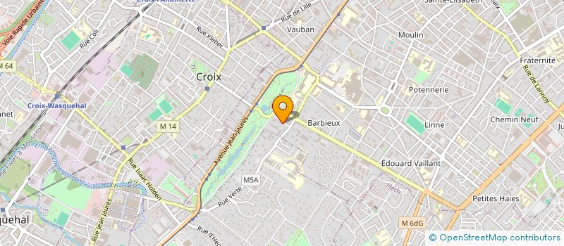 localisation de l'entreprise DIDIER ET SYLVIE  ROUBAIX