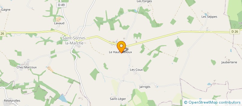 localisation de l'entreprise DIDIER FENNETEAU à ORADOUR-SAINT-GENEST