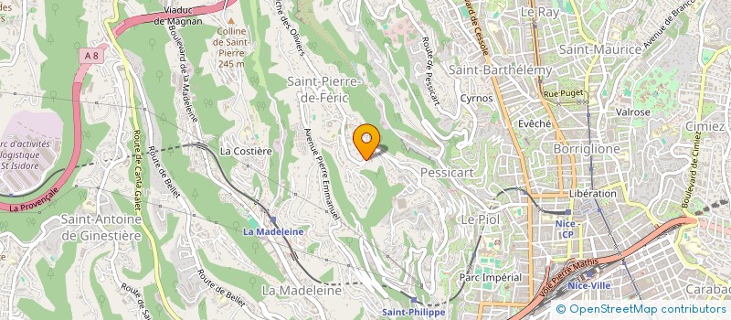 localisation de l'entreprise DIDIER & FRERES  NICE