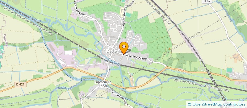 localisation de l'entreprise DIDIER GERVOT  DETTWILLER