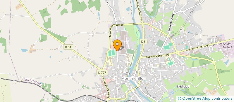 localisation de l'entreprise DIDIER GINET FINANCES à MONTMORILLON