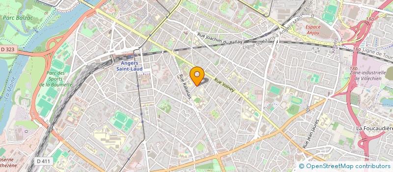 localisation de l'entreprise DIDIER HOGUET IMMOBILIER à ANGERS