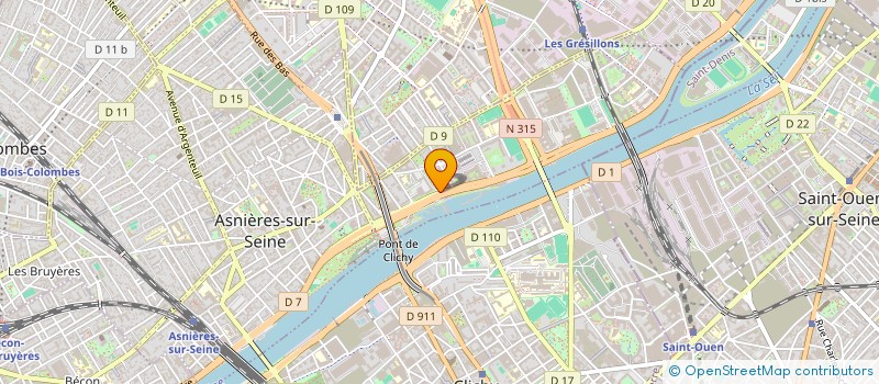 localisation de l'entreprise DIDIER K TRANSPORT à ASNIERES-SUR-SEINE
