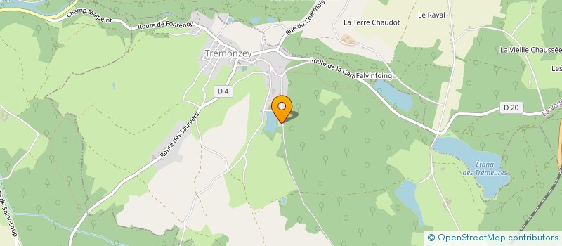 localisation de l'entreprise DIDIER LE LAY  TREMONZEY