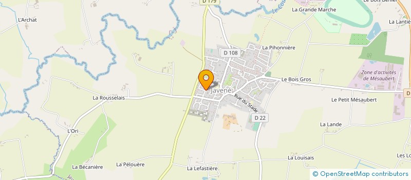 localisation de l'entreprise DIDIER LEDRU SARL à JAVENE