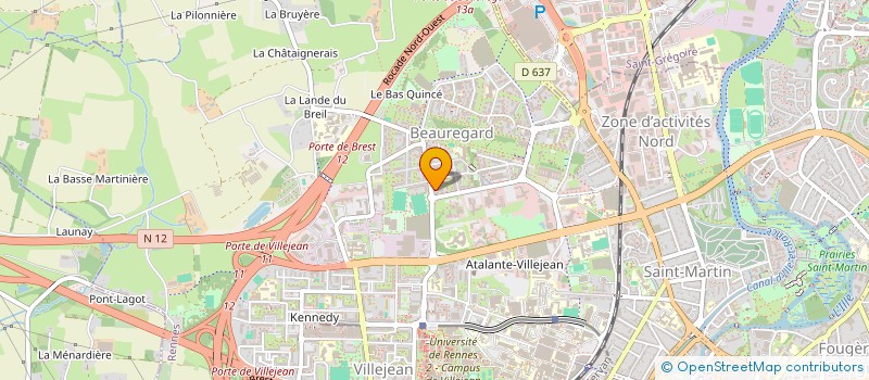 localisation de l'entreprise DIDIER LOSFELD - ARCHITECTES - URBANISTES  RENNES