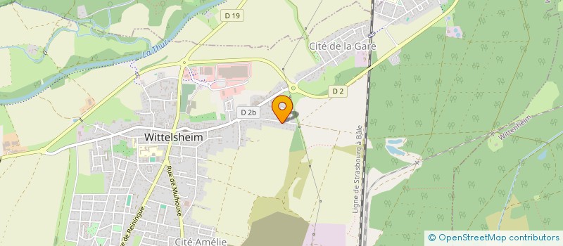 localisation de l'entreprise DIDIER PLATRIER à WITTELSHEIM