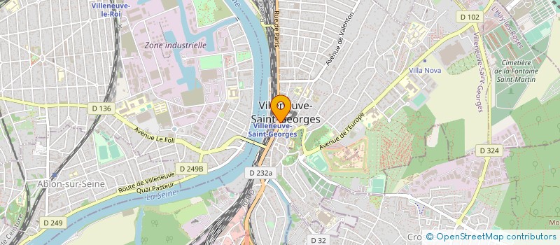 localisation de l'entreprise DIDIER PUZIO NOTAIRE ASSOCIE D'UNE SOCIETE CIVILE PROFESSIONNELLE TITULAIRE D'UN OFFICE NOTARIAL à VILLENEUVE-SAINT-GEORGES