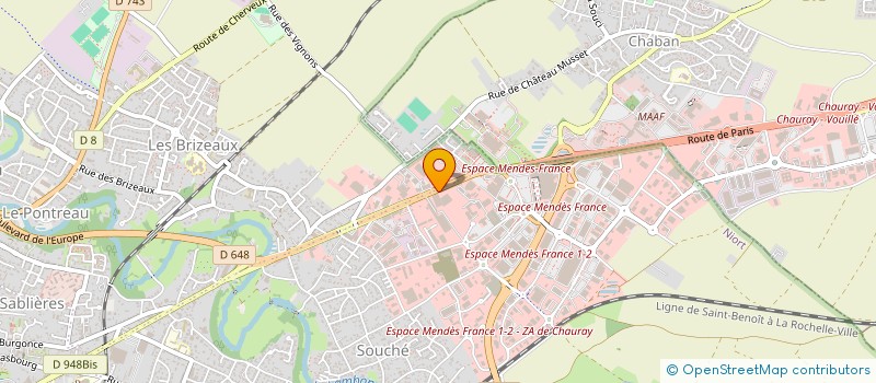 localisation de l'entreprise DIDIER QUITTE à NIORT
