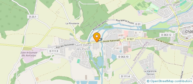 localisation de l'entreprise DIDIER ROBILLARD à SAINT-DENIS-LANNERAY
