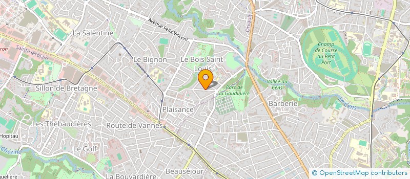 localisation de l'entreprise DIDIER ROUSSEAU COACH à ORVAULT