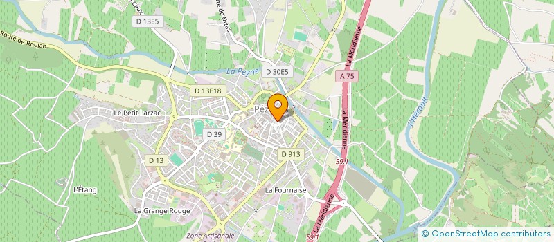 localisation de l'entreprise DIDIER SAINT-VIGNES - VINS SELECTION  PEZENAS