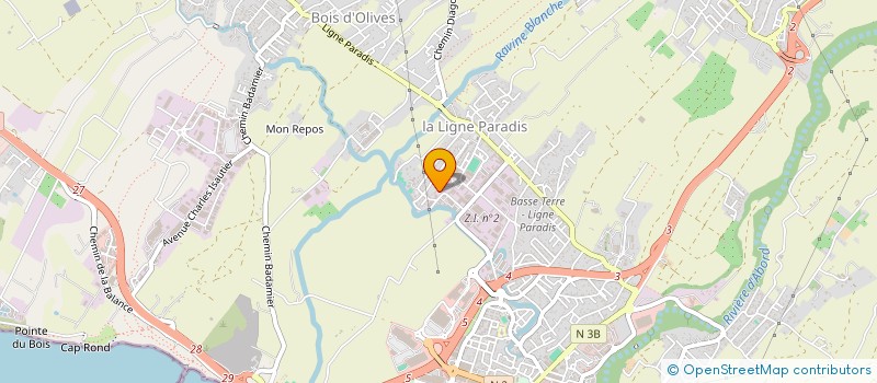 localisation de l'entreprise DIDIER SANDRINE MULTI-TRAVAUX  SAINT-PIERRE