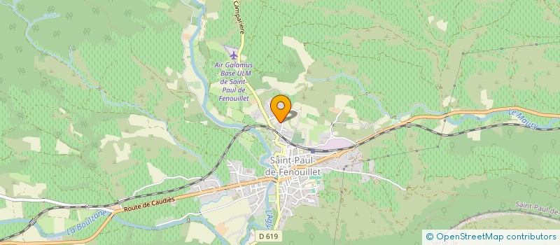 localisation de l'entreprise DIDIER SANZ  SAINT-PAUL-DE-FENOUILLET
