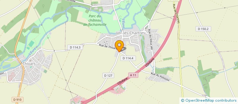 localisation de l'entreprise DIDIER TRIOREAU EURL à VER-LES-CHARTRES