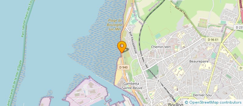 localisation de l'entreprise DIDIER V.BOYAVAL SA  BOULOGNE-SUR-MER