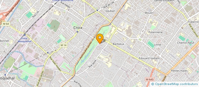 localisation de l'entreprise DIDINE  ROUBAIX