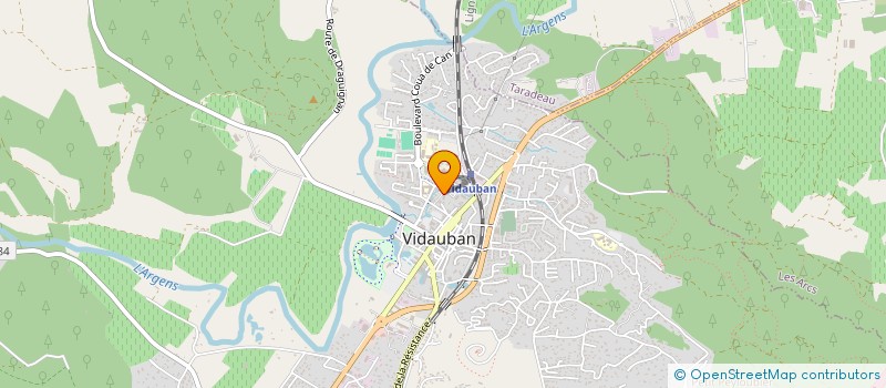 localisation de l'entreprise DIDINE  VIDAUBAN