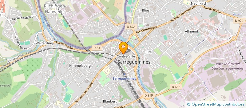 localisation de l'entreprise DIDIORP  SARREGUEMINES