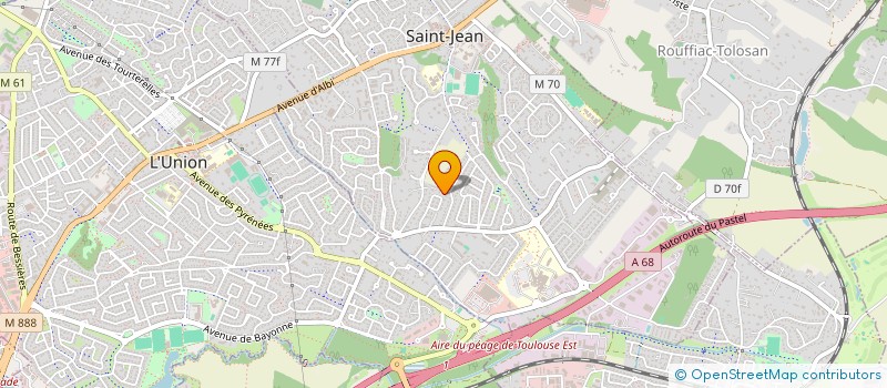 localisation de l'entreprise DIDIOT SCI BOUSSENS  SAINT-JEAN