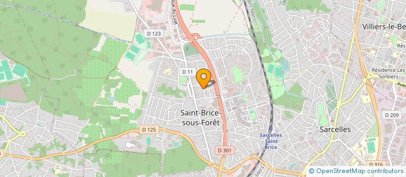 localisation de l'entreprise DIDISH ET NILOSH à SAINT-BRICE-SOUS-FORET