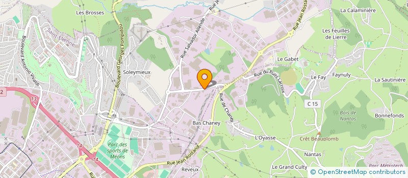 localisation de l'entreprise DIDOFLO  LA TALAUDIERE