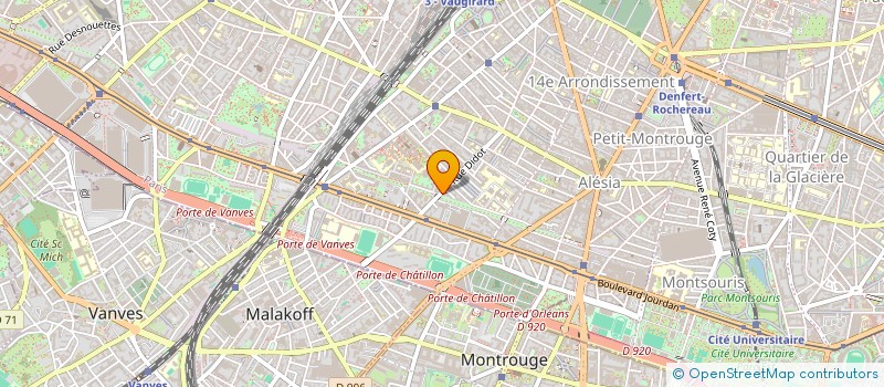 localisation de l'entreprise DIDOT INFORMATIQUE  PARIS