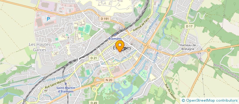 localisation de l'entreprise DIDOU LINGERIE MERCERIE à ETAMPES