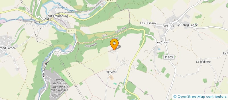 localisation de l'entreprise DIDRICHE TP à ATHIS-VAL DE ROUVRE
