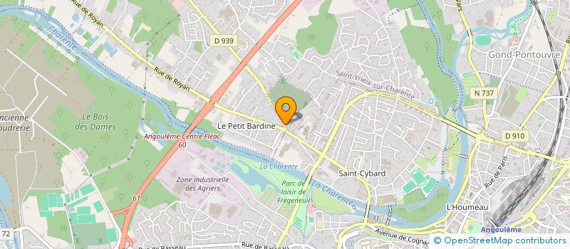 localisation de l'entreprise DIDULE à ANGOULEME