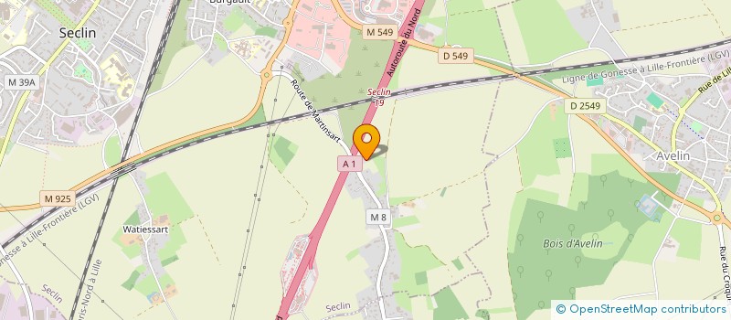 localisation de l'entreprise DIDYME à SECLIN