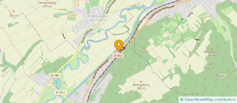 localisation de l'entreprise DIE CASTING WORK TAGOLSHEIM DCW à TAGOLSHEIM