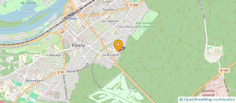 localisation de l'entreprise DIE EMPTY  POISSY