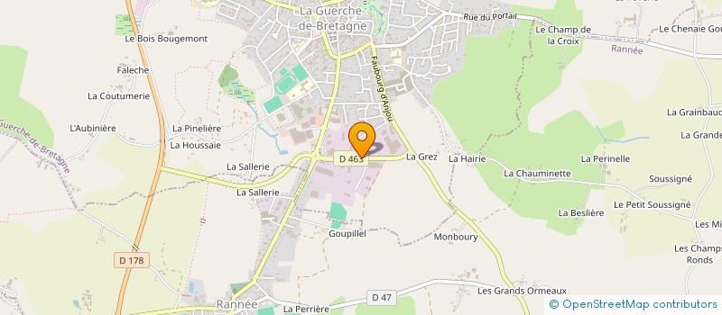 localisation de l'entreprise DIECI FRANCE  LA GUERCHE-DE-BRETAGNE